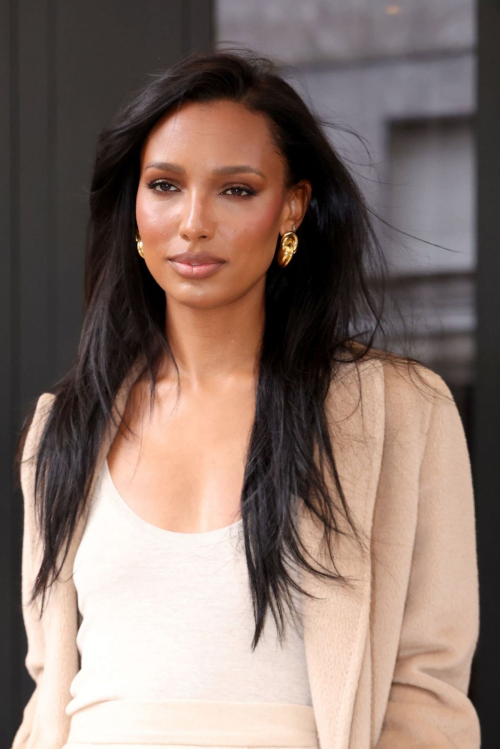 Jasmine Tookes Leaves Max Mara Fashion Show in Milan, February 2024 6