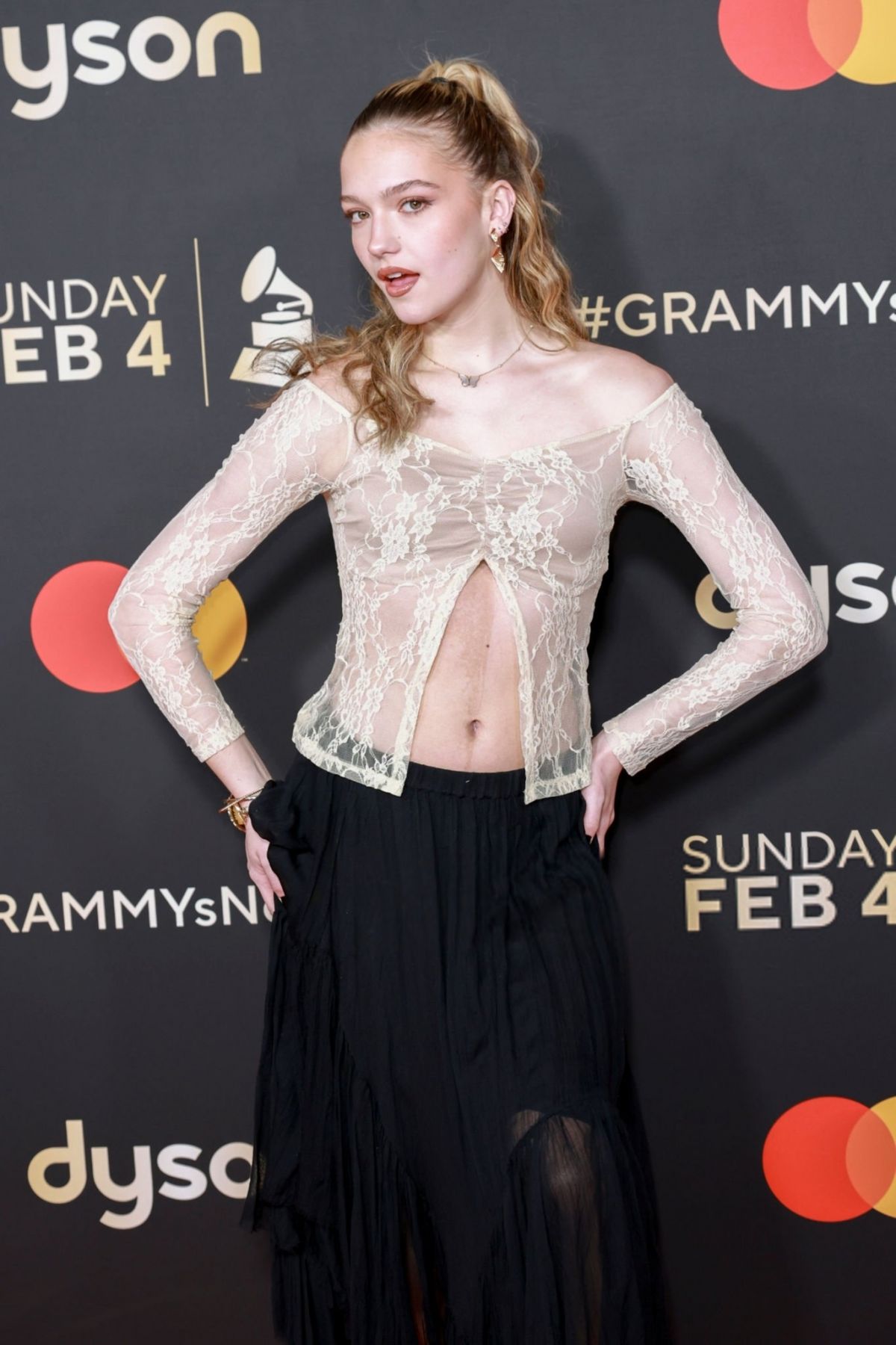 Jayden Bartels at Grammys NextGen Party in Los Angeles, February 2024