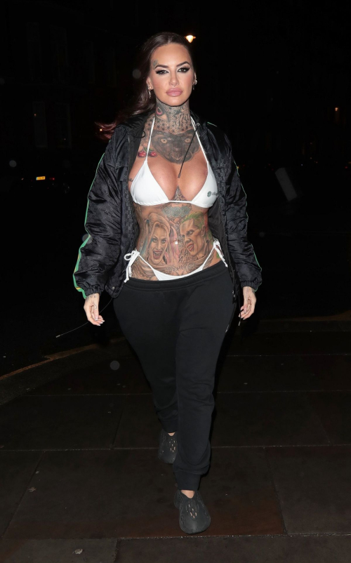 Jemma Lucy Arrives at Launch of Her New Business Aillusion, February 2024 4