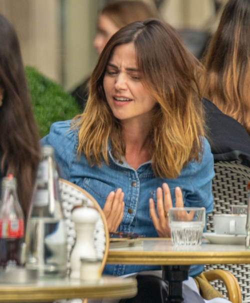 Jenna Coleman and Antonia Desplat Lunch in London, February 2024 1