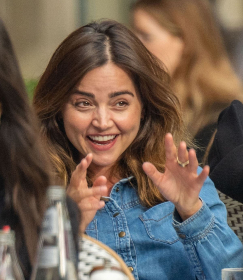 Jenna Coleman and Antonia Desplat Lunch in London, February 2024 5