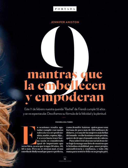 Jennifer Aniston in Vanidades Mexico Magazine, February 2024 7