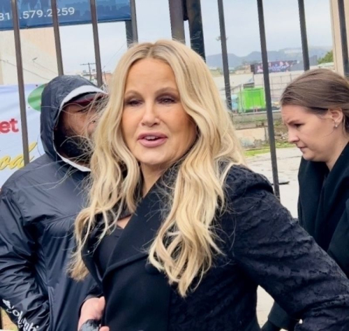 Jennifer Coolidge at Garrett Morris Ceremony in Los Angeles, February 2024 1