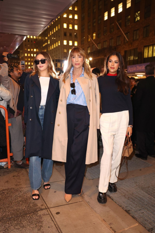 Jennifer Flavin, Sistine and Sophia Stallone Arrive at Tommy Hilfiger Show, February 2024 4