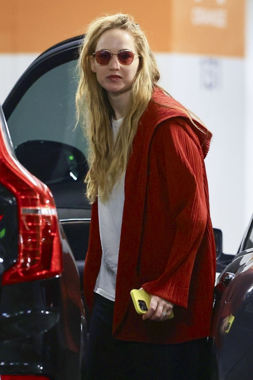 Jennifer Lawrence Out and About in Los Angeles, February 2024