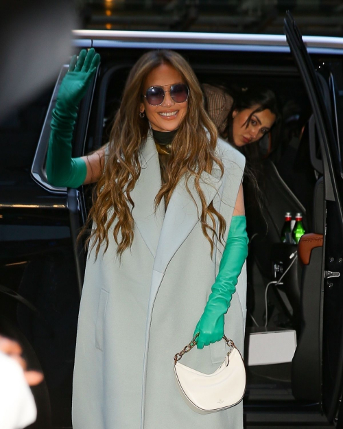 Jennifer Lopez Arriving at NBC Studios in New York, February 2024 2