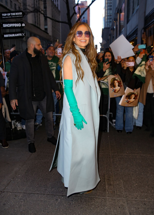 Jennifer Lopez Arriving at NBC Studios in New York, February 2024 5