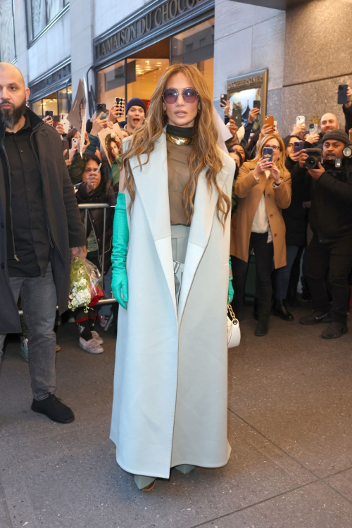 Jennifer Lopez Arriving at NBC Studios in New York, February 2024 6