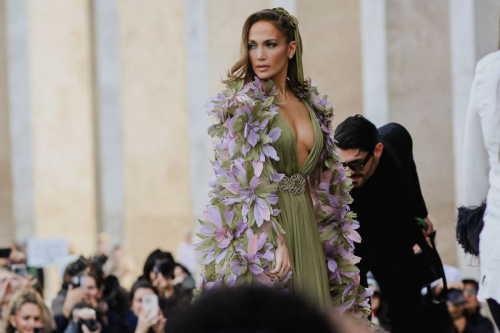 Jennifer Lopez at Elie Saab Haute Couture Show in Paris, January 2024 1