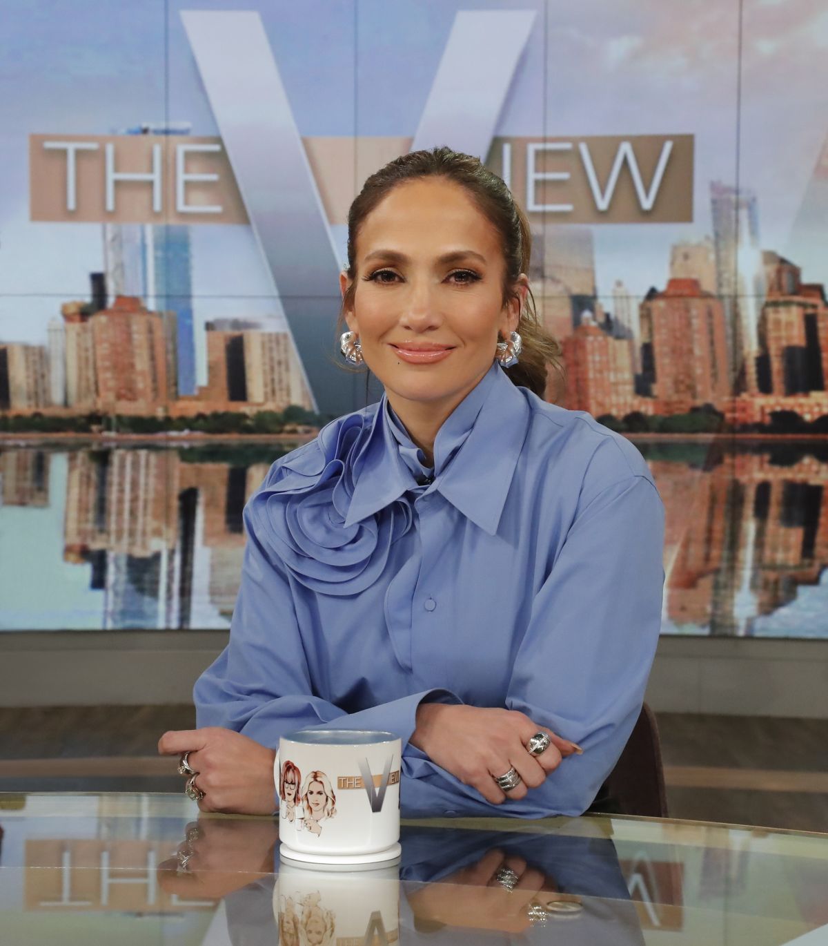 Jennifer Lopez at The View New York, February 2024