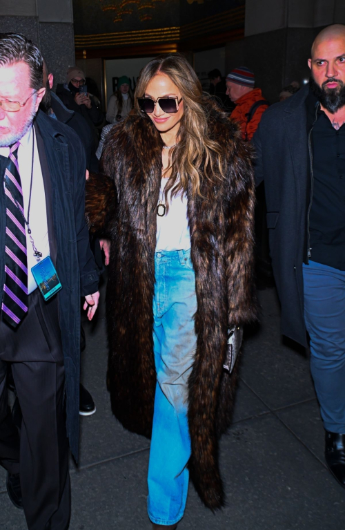 Jennifer Lopez Leaving NBC Studios in New York, February 2024 1