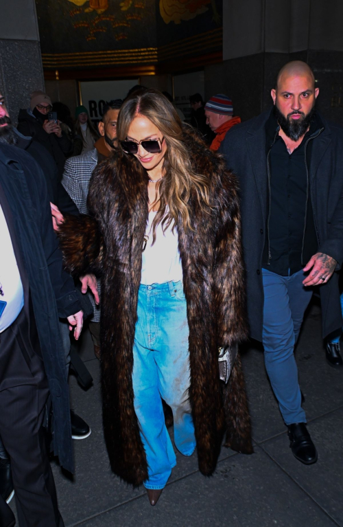 Jennifer Lopez Leaving NBC Studios in New York, February 2024 3