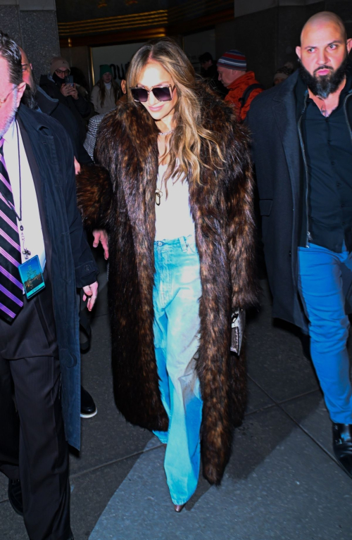 Jennifer Lopez Leaving NBC Studios in New York, February 2024 5