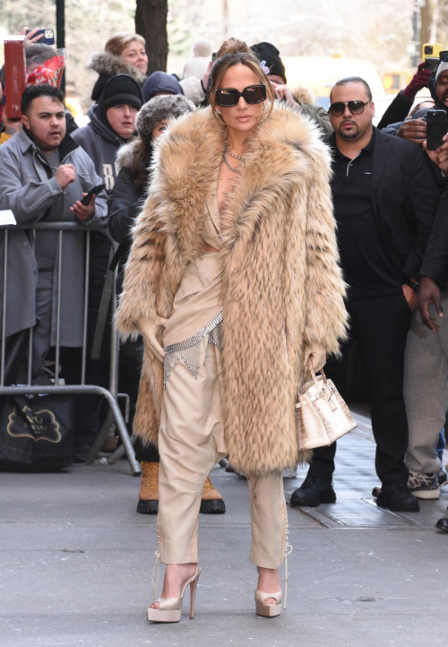 Jennifer Lopez Promotes Billboard in Times Square, February 2024 6