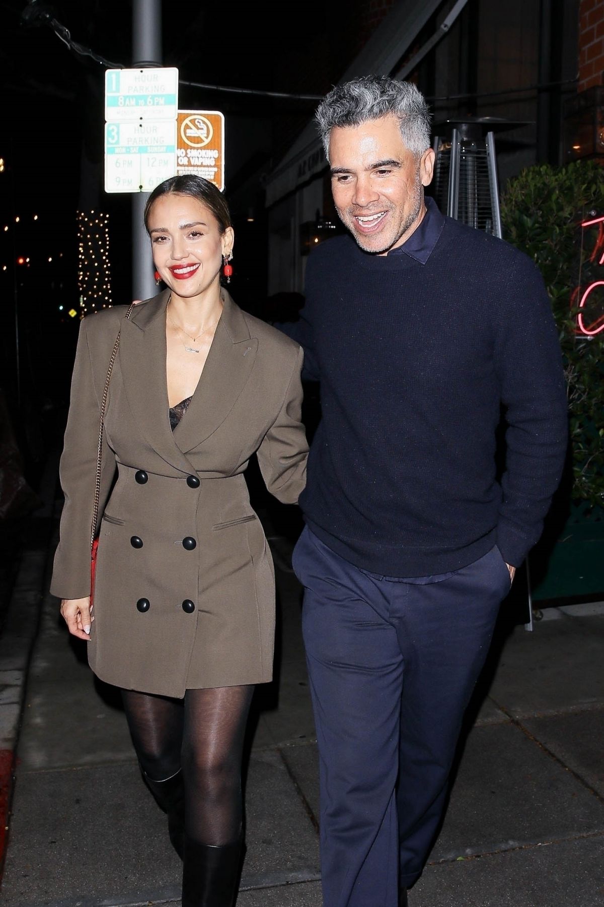 Jessica Alba on a Dinner Date at Mr Chow in Beverly Hills, February 2024