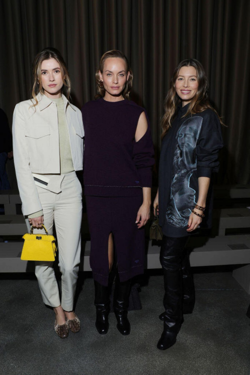 Jessica Biel at Fendi Womenswear Fall/Winter 2024 Fashion Show in Milan, February 2024 9