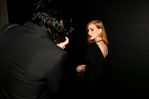 Jessica Chastain at Gucci Ancora Party at New York Fashion Week, February 2024 1