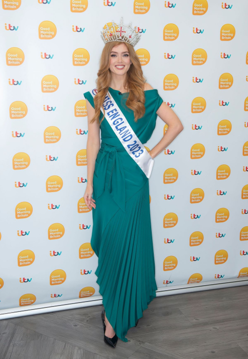 Jessica Gagen at Good Morning Britain TV Show in London, February 2024 2