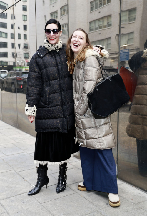 Jill Kargman and Sophie Von Haselberg Out in New York, February 2024 2