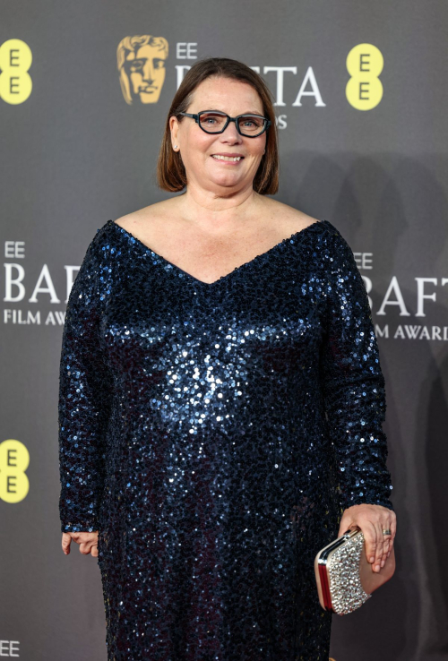 Joanna Scanlan at EE Bafta Film Awards in London, February 2024 2