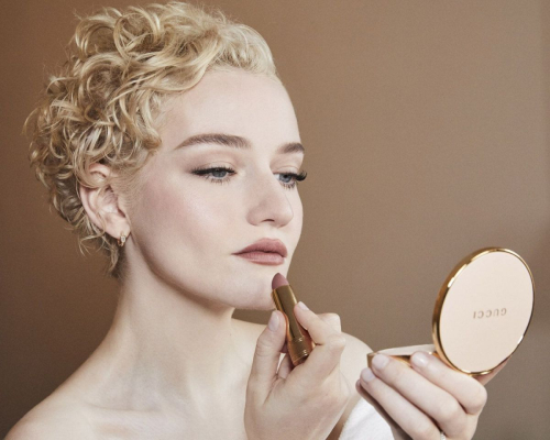 Julia Garner Gucci Glass Skin at Milan Fashion Week, February 2024 5