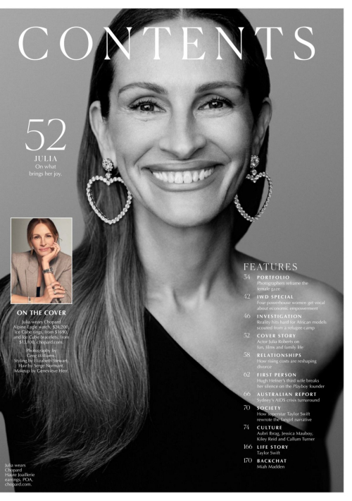 Julia Roberts in Marie Claire Australia, March 2024 10