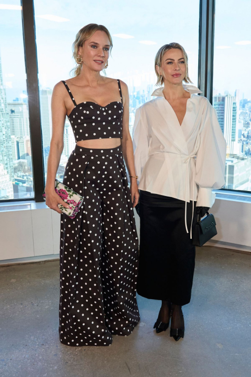 Julianne Hough and Diane Kruger at Carolina Herrera Show, February 2024 1