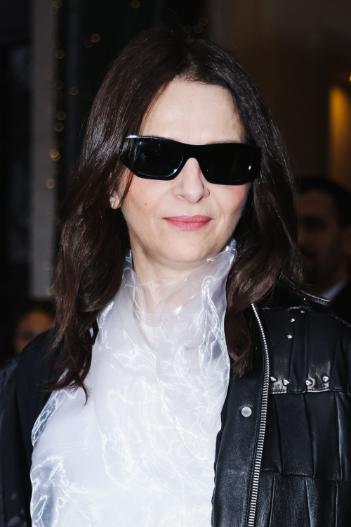 Juliette Binoche at Prada Fashion Show at Milan Fashion Week, February 2024 1