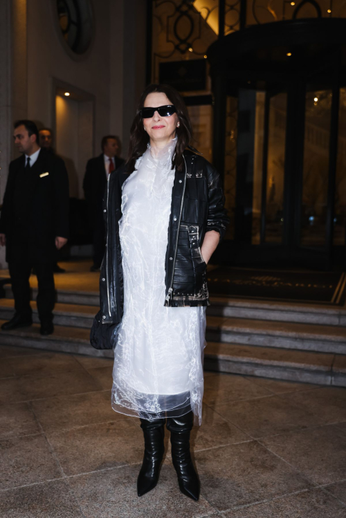 Juliette Binoche at Prada Fashion Show at Milan Fashion Week, February 2024 2