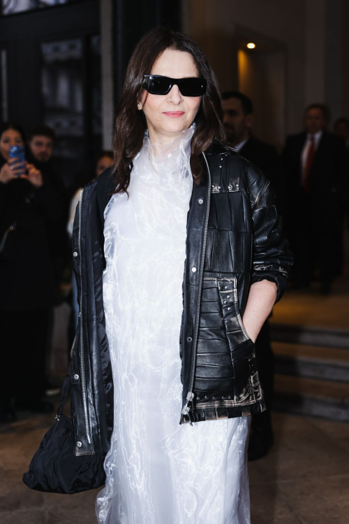 Juliette Binoche at Prada Fashion Show at Milan Fashion Week, February 2024 3