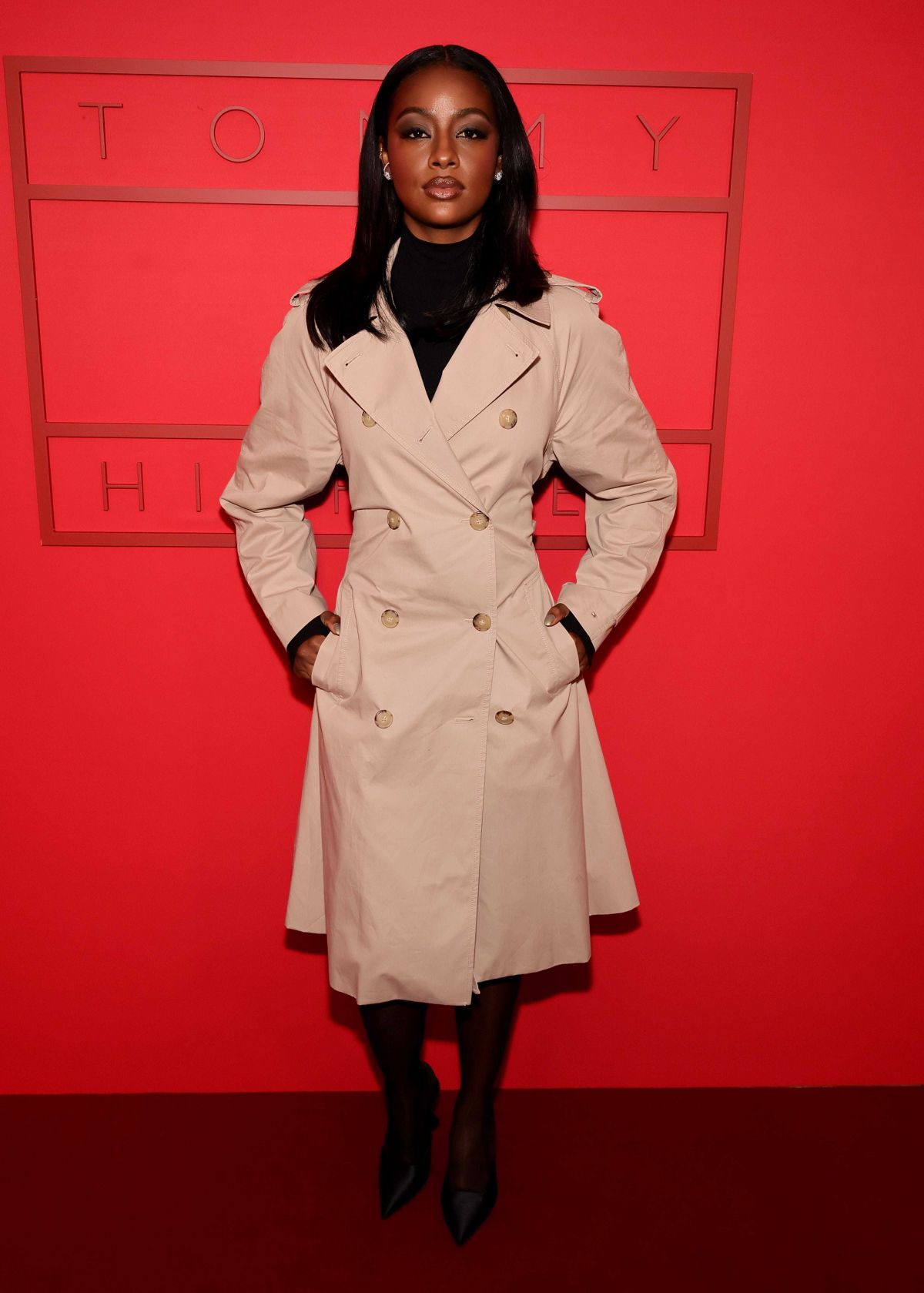 Justine Skye at Tommy Hilfiger Fashion Show at New York Fashion Week, February 2024