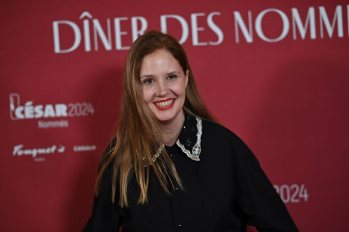 Justine Triet at Cesar Nominee Dinner at Le Fouquet’s in Paris, February 2024 2