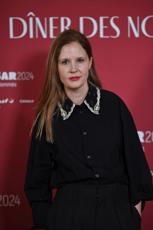 Justine Triet at Cesar Nominee Dinner at Le Fouquet’s in Paris, February 2024 6