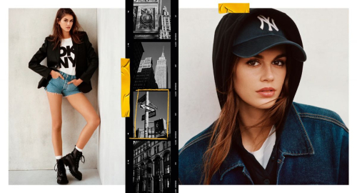 Kaia Gerber for DKNY Spring 2024 Collection, February 2024 1