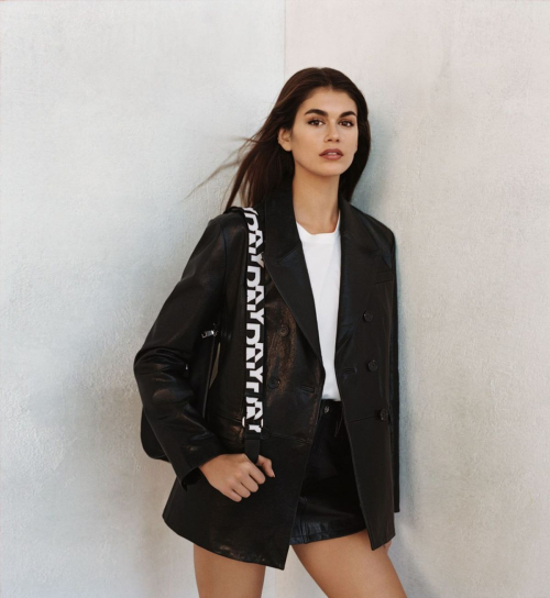 Kaia Gerber for DKNY Spring 2024 Collection, February 2024 4