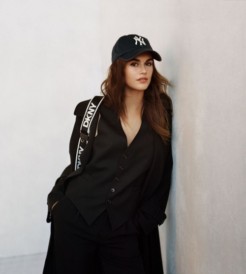 Kaia Gerber for DKNY Spring 2024 Collection, February 2024 5