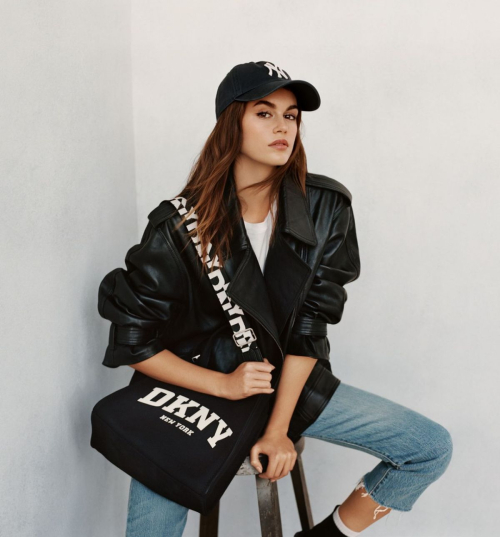 Kaia Gerber for DKNY Spring 2024 Collection, February 2024 8