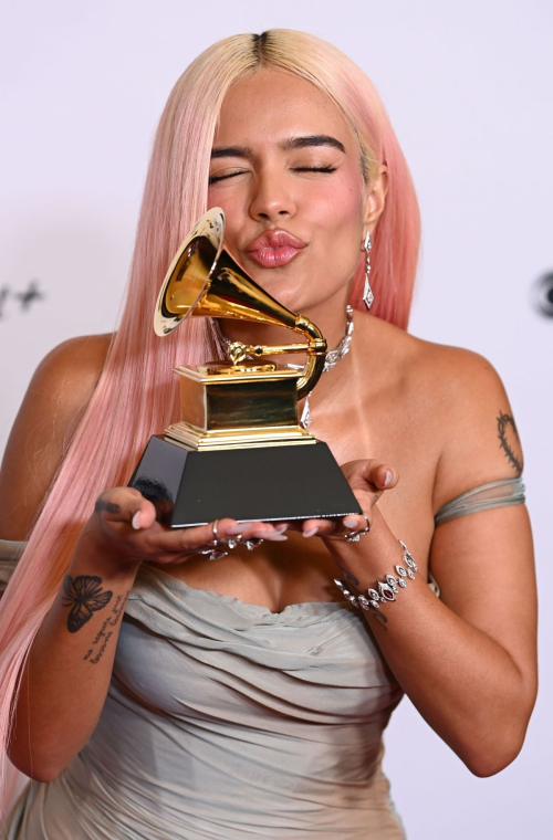 Karol G at 66th Grammy Awards in Los Angeles, February 2024 6