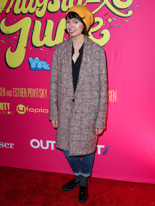 Kate Micucci at Drugstore June Premiere in Los Angeles, February 2024