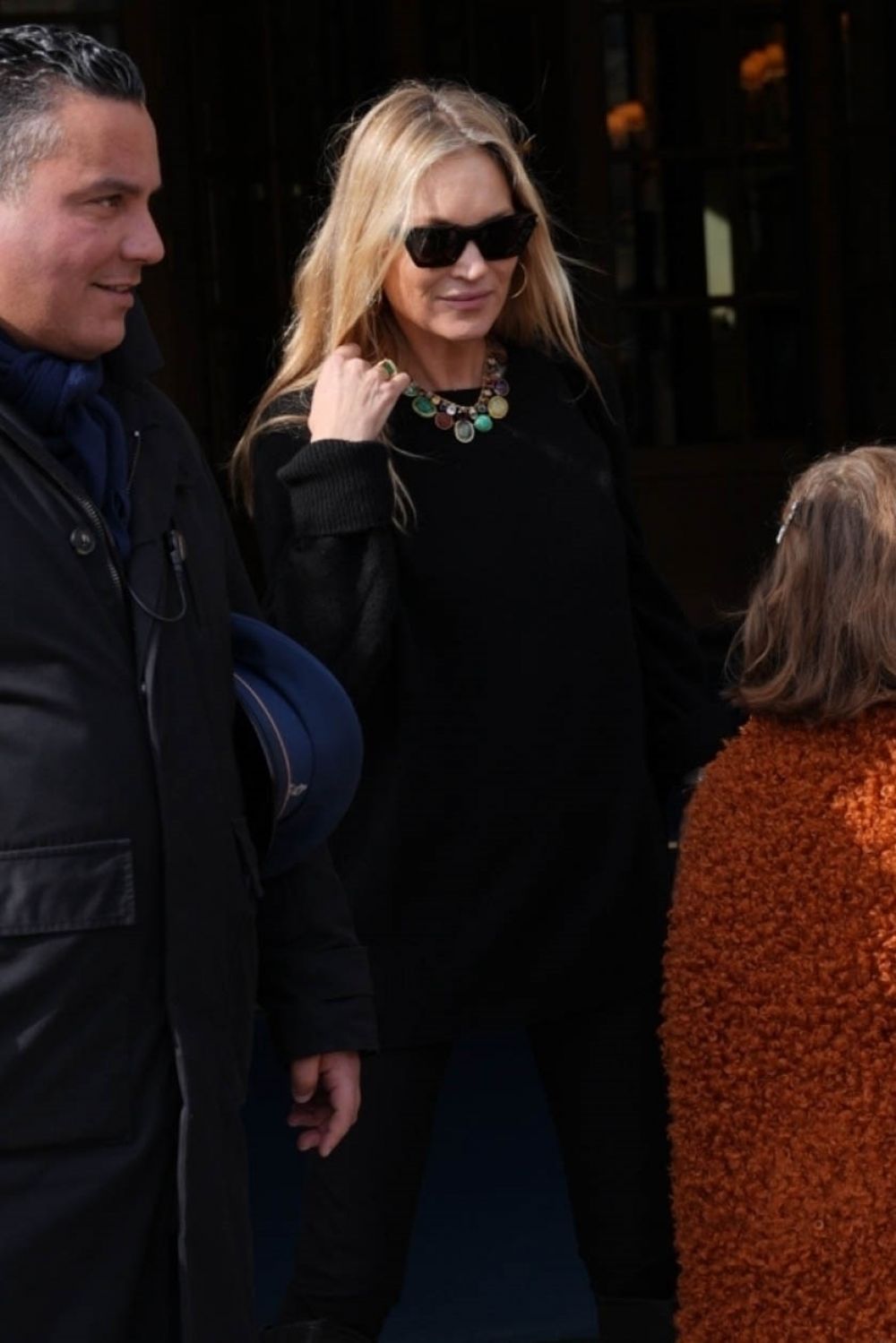 Kate Moss at Paris Fashion Week, February 2024