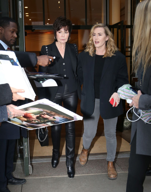 Kate Winslet Leaves Her Hotel in New York, February 2024 4