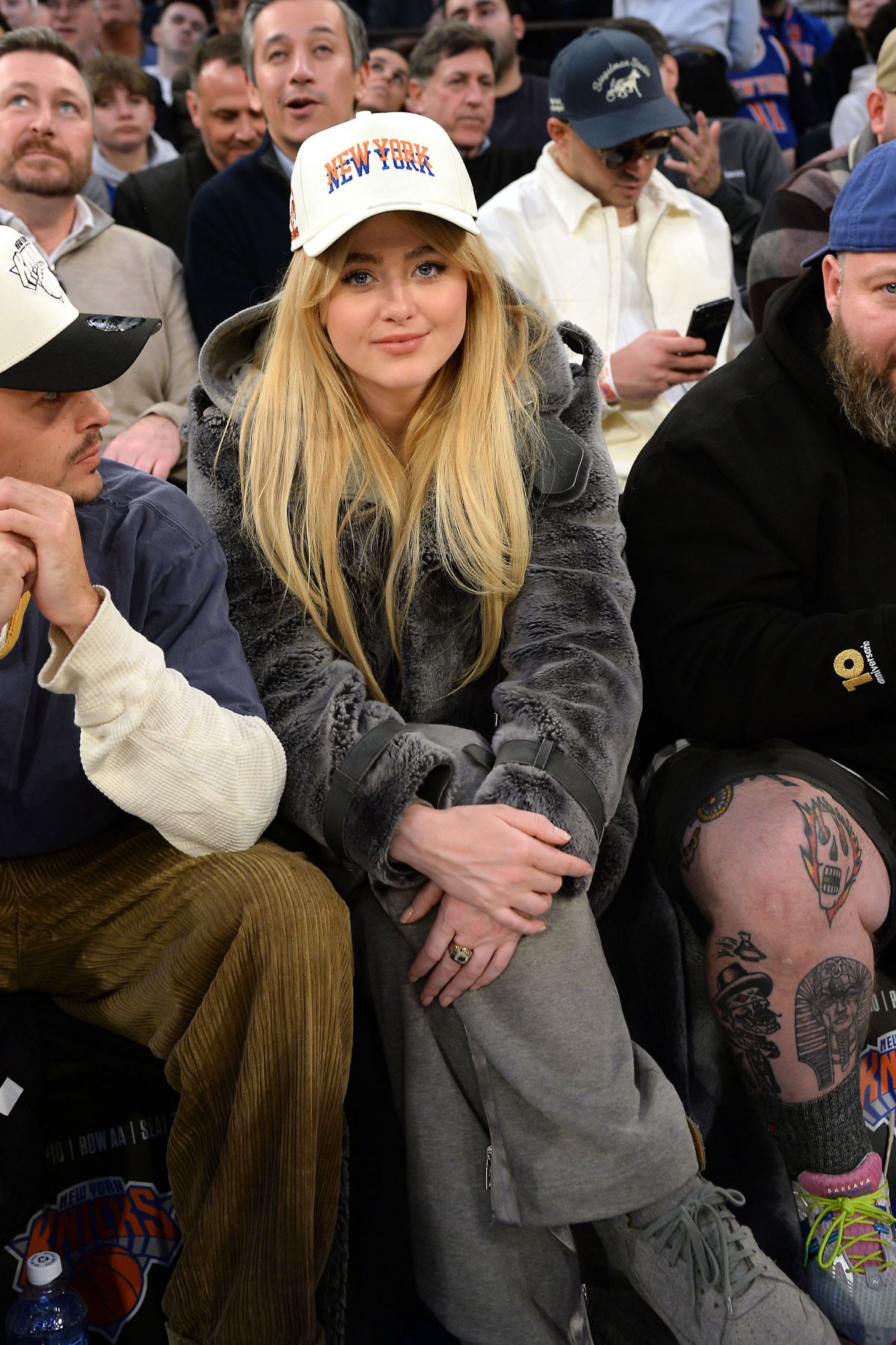 Kathryn Newton at Knicks Game in New York, February 2024