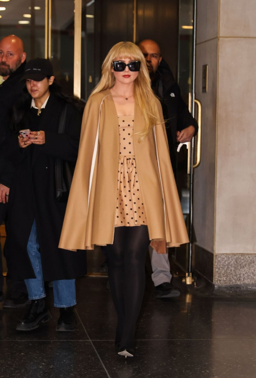 Kathryn Newton Leaves Today Show in New York, February 2024 3