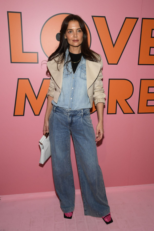 Katie Holmes at Alice + Olivia Presentation at New York Fashion Week, February 2024 1