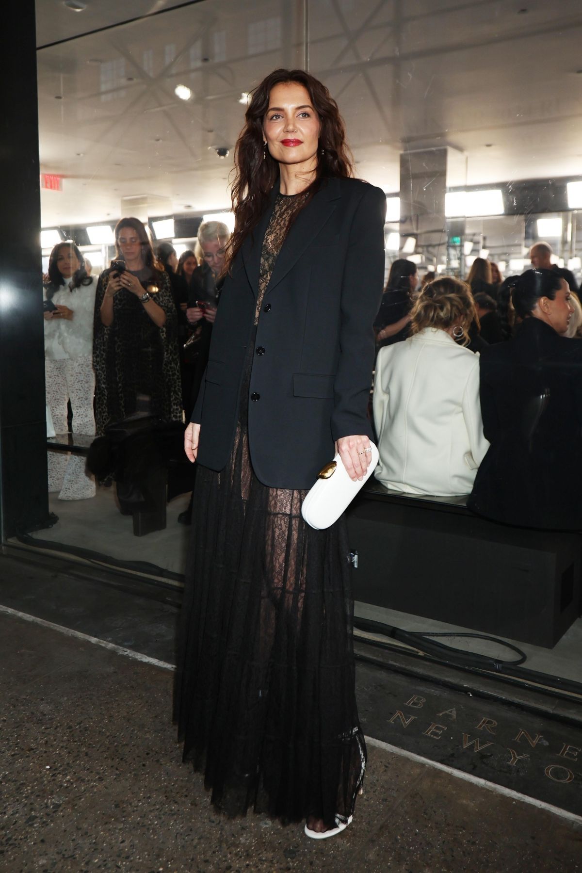 Katie Holmes at Michael Kors Fashion Show, February 2024