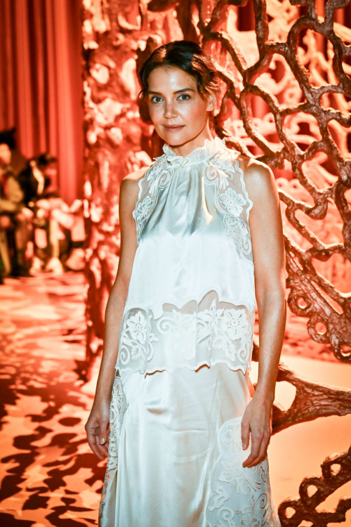 Katie Holmes at Ulla Johnson Fashion Show at New York Fashion Week, February 2024