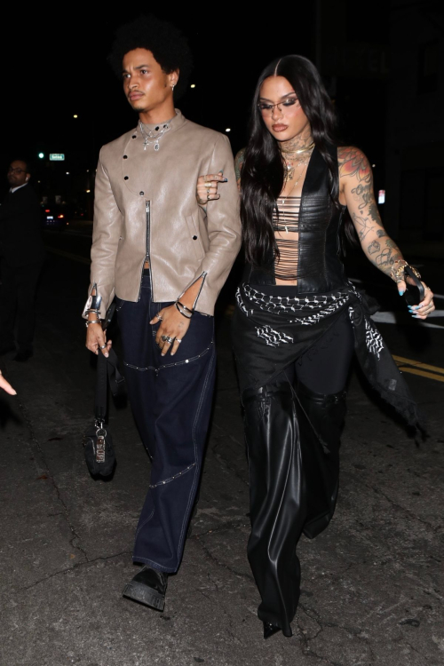 Kehlani Arrives at Warner Bros Music Pre-Grammy Party in Los Angeles, February 2024 1