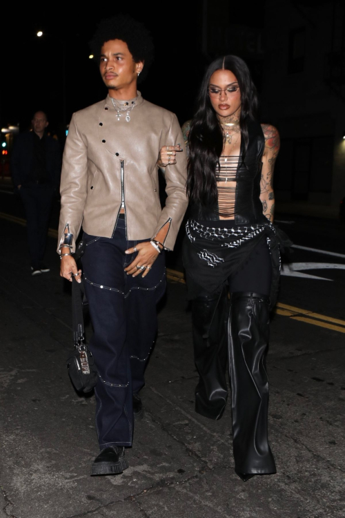 Kehlani Arrives at Warner Bros Music Pre-Grammy Party in Los Angeles, February 2024 2