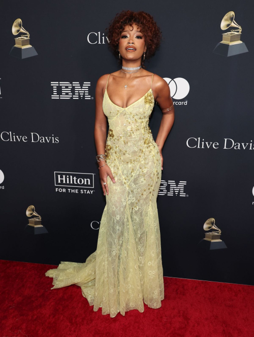 Keke Palmer at Clive Davis Pre-Grammy Gala in Los Angeles, February 2024