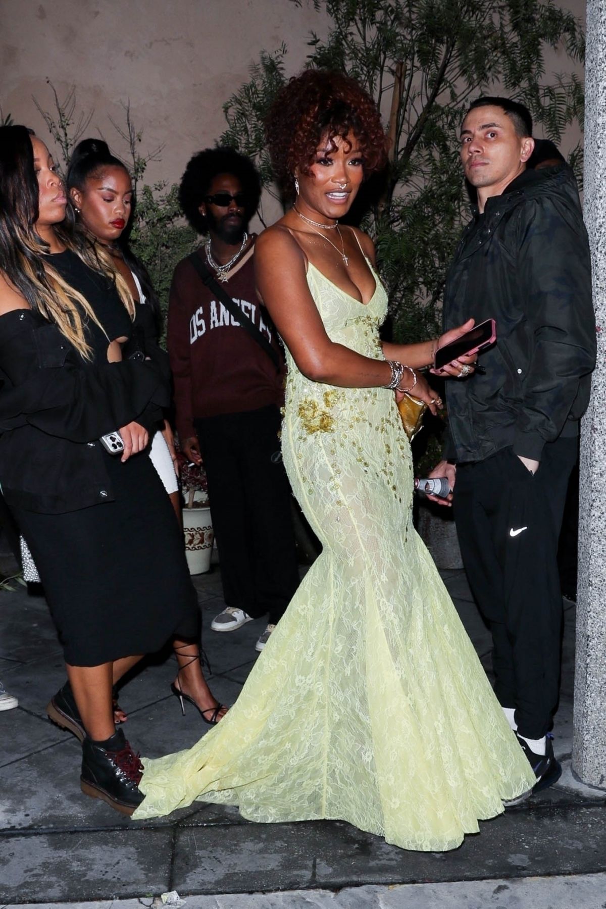 Keke Palmer Leaving Pre-Grammy Party in West Hollywood, February 2024